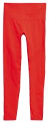 Damskie legginsy 4F SS23 FTIF053 czerwony 62N.jpg