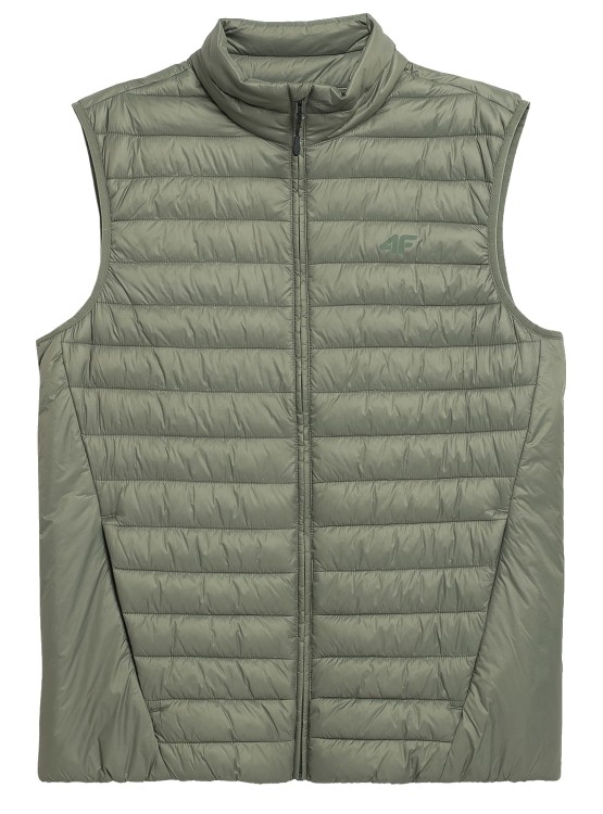 Męski bezrękawnik 4F SS23 DJAM082 oliwkowy/khaki 44S.jpg