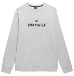 Męska bluza dresowa 4F SS23 SWSM349 27M j.szary 