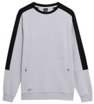 Męska bluza 4F SS23 SWSM550 27S jasny szary 