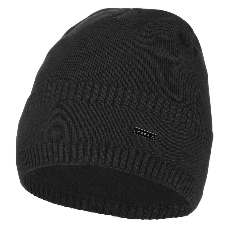 Męska zimowa czapka ocieplana Moraj DCM1200-004 czarny.jpeg