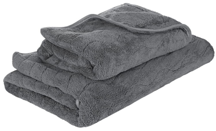 Komplet dwóch ręczników z mikrofibry Moraj MRB800-027 szary.jpeg