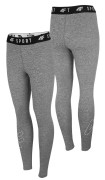 Damskie legginsy sportowe 4F NOSH SPDF001 25M szary melanż.jpg