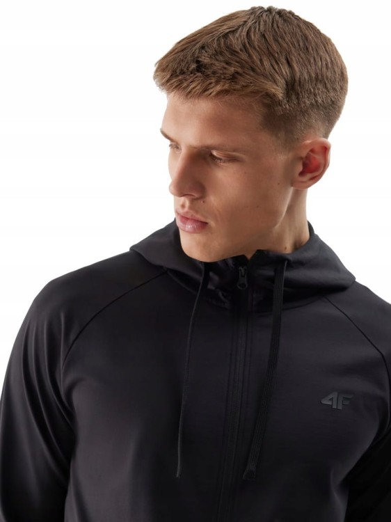 Męska bluza 4F treningowa SWSM268 czarny 20S M