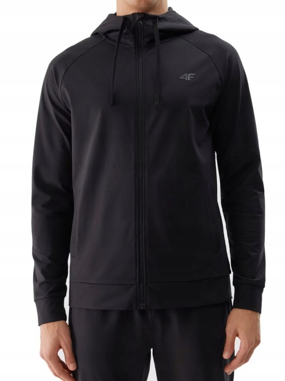 Męska bluza 4F treningowa SWSM268 czarny 20S M