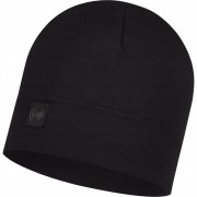 Ciepła czapka Buff MERINO HEAVYWEIGHT BEANIE 111170/999 czarny