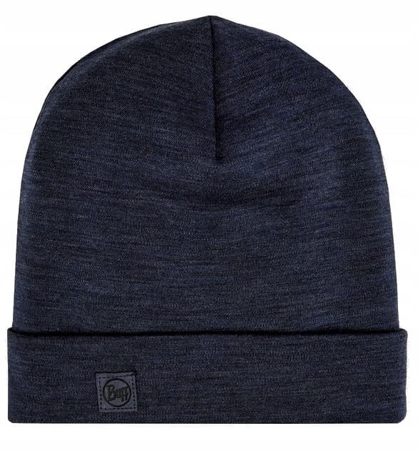 Ciepła czapka Buff MERINO HEAVYWEIGHT BEANIE 111170/779 granat