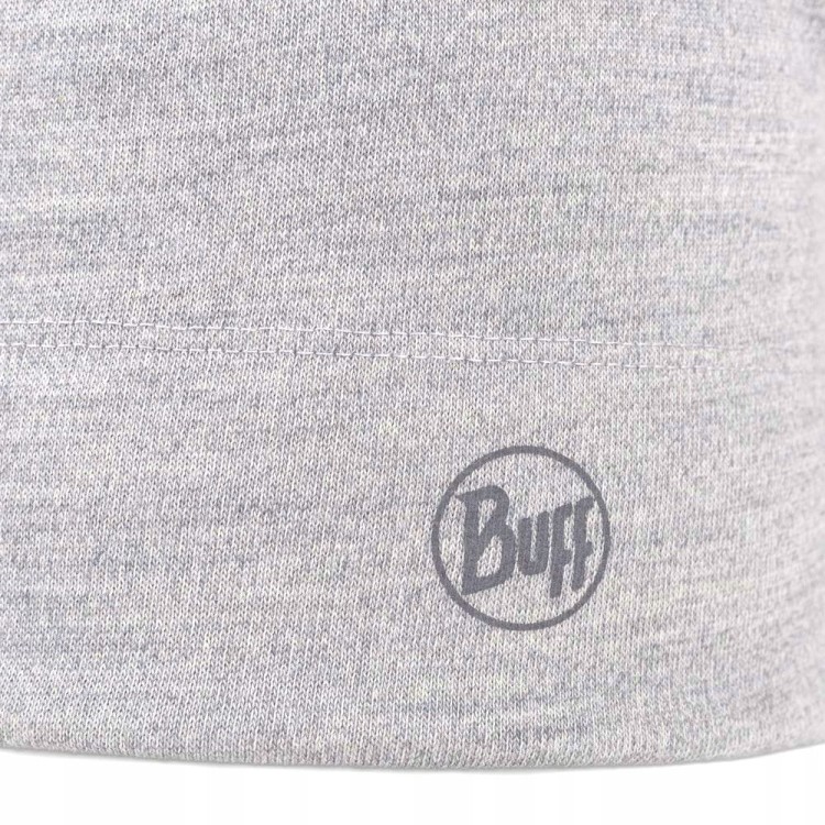 Cienka przejściowa czapka Buff MERINO MIDWEIGHT BEANIE 118007/003 j. szary