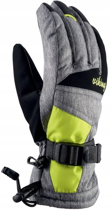 Damskie rękawice narciarskie Viking RONDA 74 limonka r.8