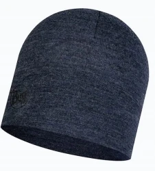 Cienka przejściowa czapka Buff MERINO MIDWEIGHT BEANIE 118007/779 granat