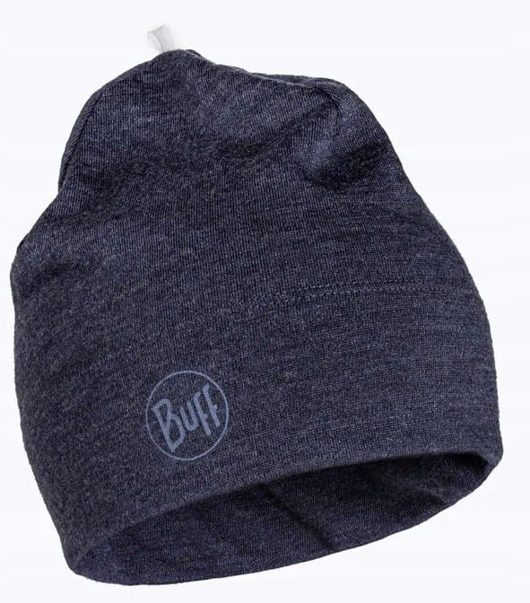 Cienka przejściowa czapka Buff MERINO MIDWEIGHT BEANIE 118007/779 granat