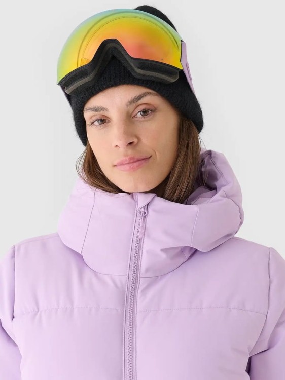 Damska kurtka narciarska 4F z membraną TJAF573 jasny fioletowy 52S XL