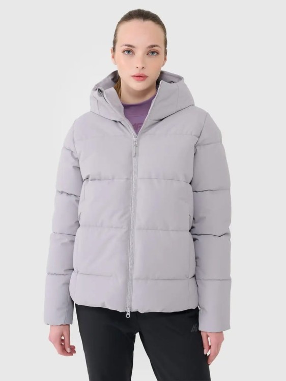 Damska kurtka narciarska 4F z membraną TJAF573 szary 27S XL