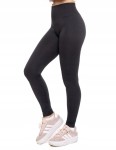 Damskie legginsy prążkowane Moraj RDL1000-020 grafitowy