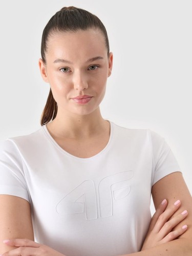Damska koszulka 4F TSHF1163 biały 10S XXL
