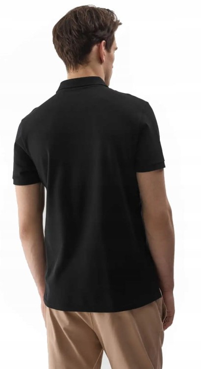 Męska koszulka polo 4F PTSM366 czarny 20S XL