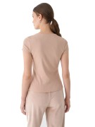 Damska koszulka 4F TSHF2300 beżowy 83S S