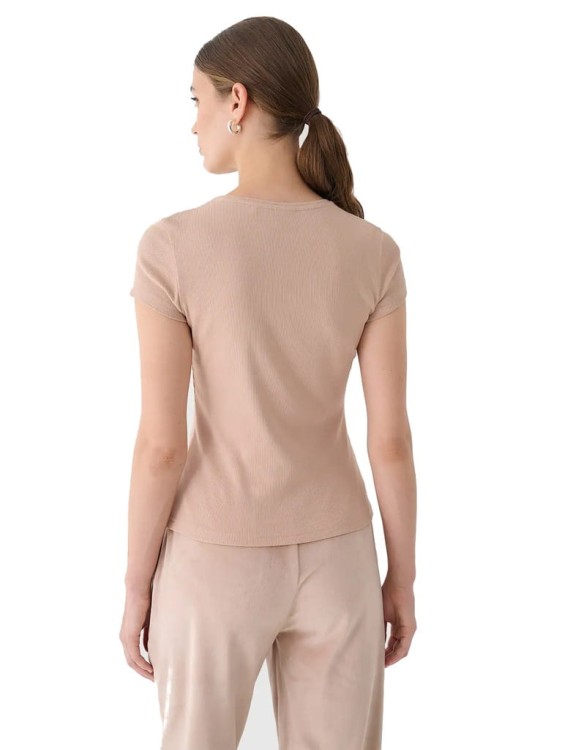 Damska koszulka 4F TSHF2300 beżowy 83S S