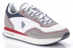 Męskie buty U.S. Polo Assn. NOBIL012 biały/szary 