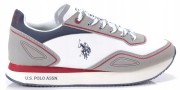 Męskie buty U.S. Polo Assn. NOBIL012 biały/szary 44