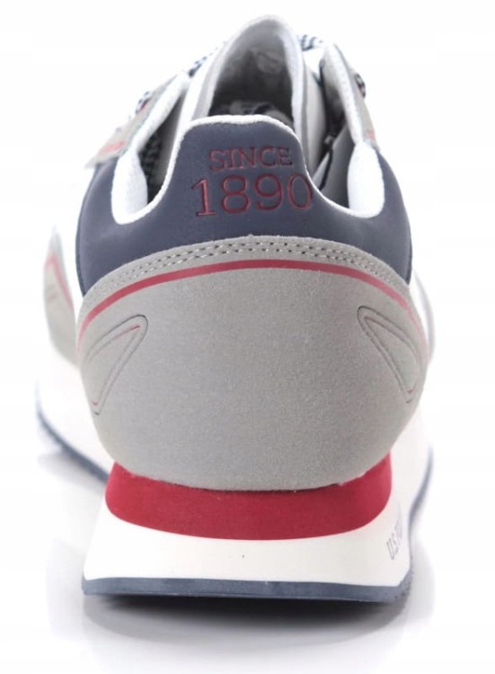 Męskie buty U.S. Polo Assn. NOBIL012 biały/szary 44