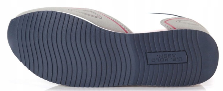 Męskie buty U.S. Polo Assn. NOBIL012 biały/szary 44