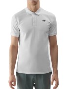 Męska koszulka polo 4F PTSM130 10S biały XXL