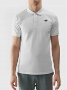 Męska koszulka polo 4F PTSM130 10S biały XXL