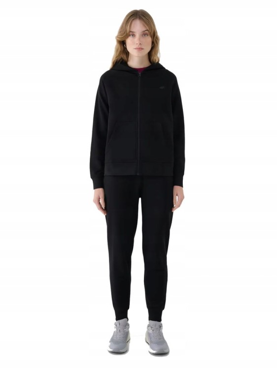 Damska bluza dresowa 4F z kapturem MM00 SWSF1763 20S czarny XXL