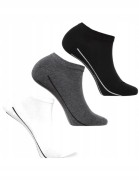 Męskie skarpety bawełniane stopki MORAJ CSM240-091 3-pak 39-42