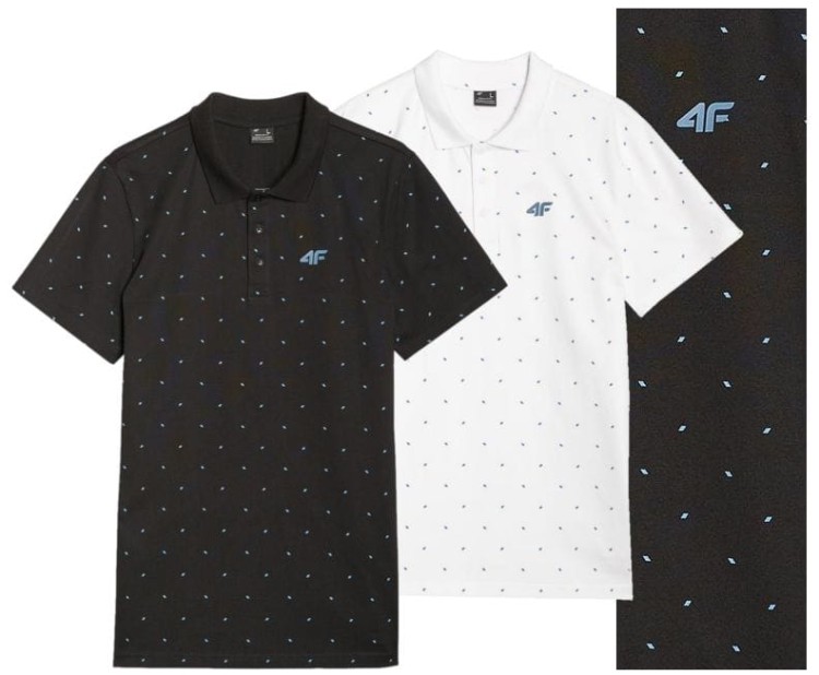 Zestaw dwóch męskich koszulek polo 4F PTSM435 10S+20S M