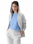 Damska bluza dresowa 4F z kapturem MM00 SWSF1763 27M jasny szary
