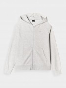 Damska bluza dresowa 4F z kapturem MM00 SWSF1763 27M jasny szary XXL