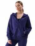 Damska bluza dresowa 4F z kapturem MM00 SWSF1763 031S fioletowy