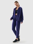 Damska bluza dresowa 4F z kapturem MM00 SWSF1763 031S fioletowy L