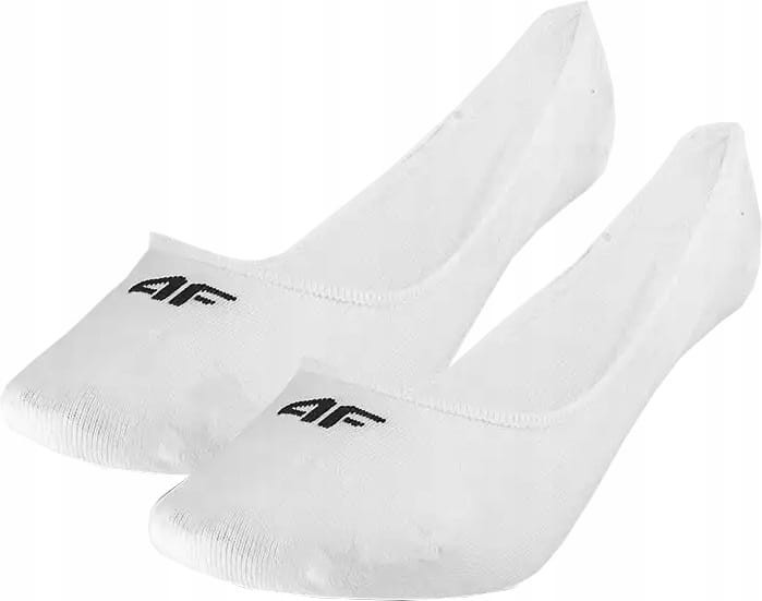 Skarpetki damskie 4F stopki 2-pak SOCF472 10S biały 39-42