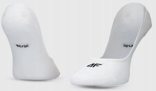 Skarpetki damskie 4F stopki 2-pak SOCF472 10S biały 39-42