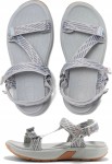 Damskie sandały 4F SANF049 26S jasny szary 