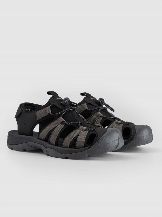 Męskie sandały trekkingowe 4F SANM058 23S szary 44