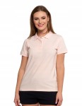 Damska bawełniana koszulka polo Moraj OTD2500-001 różowy