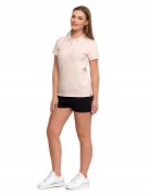 Damska bawełniana koszulka polo Moraj OTD2500-001 różowy M