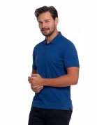 Męska bawełniana koszulka polo Moraj OTP2600-002 granatowy M