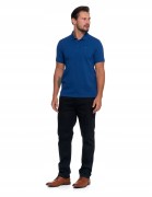 Męska bawełniana koszulka polo Moraj OTP2600-002 granatowy M