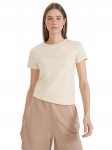 Damska koszulka bawełniana 4F TSHF2351 083S beżowy