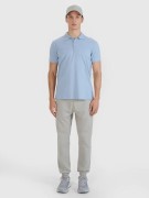 Męska koszulka polo 4F PTSM407 niebieski 34S XXL