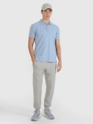 Męska koszulka polo 4F PTSM407 niebieski 34S XXL