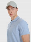 Męska koszulka polo 4F PTSM407 niebieski 34S XXL