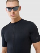 Męska koszulka rowerowa 4F SS25 FTSM1285 CZARNY 20S M