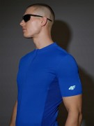 Męska koszulka rowerowa 4F SS25 FTSM1285 NIEBIESKI 36S XXL
