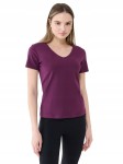 Damska koszulka bawełniana 4F TSHF1990 50S ciemny fiolet